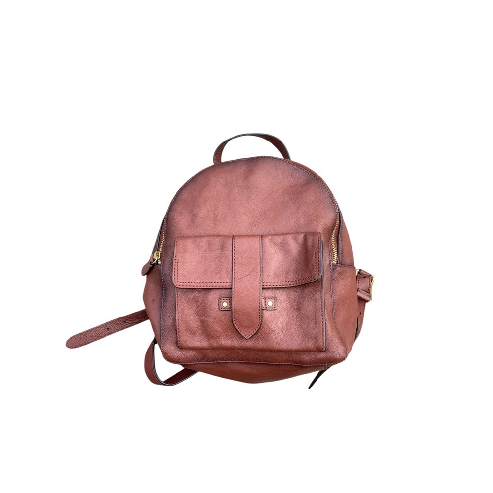 FRYE AND CO. Brown Leather Backpack